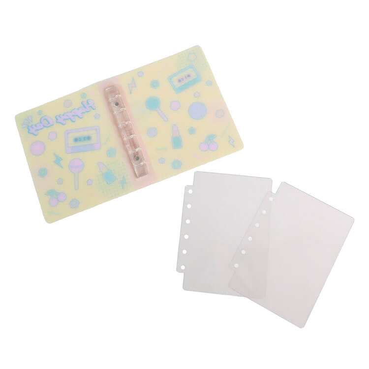 高透明なリフィル2枚とシール帳のセットです。-写真