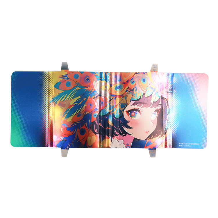 キラキラブックカバー-展開した様子-写真