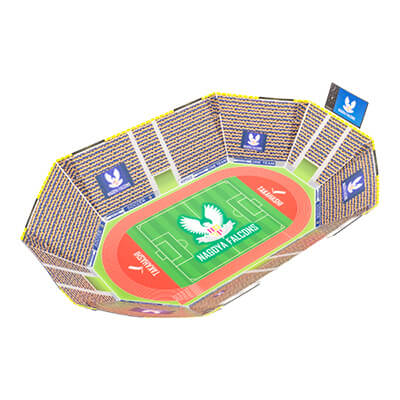 組み立てスタジアムトレー(レギュラータイプ・競技場)‐写真