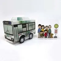 日野自動車株式会社様_PPクラフト プルバックカー(バス)「日野ブルーリボン」-写真