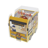 多治見市役所 都市計画部様_組み立てスマホ・ペンスタンド(乗り物タイプ)「ききょうバス オレンジ」-写真