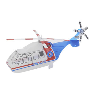 愛知県庁 消防保安課様_PPクラフト ヘリコプター「わかしゃち」