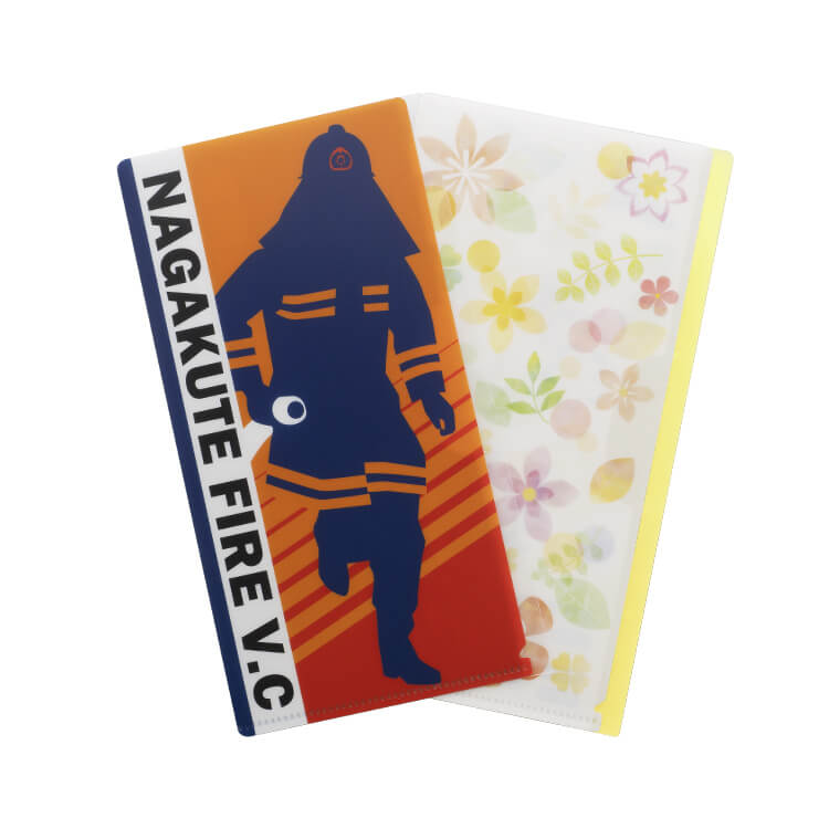 長久手市消防団様_抗菌マスクケース(ファイルタイプ)2柄「消防団員・機能別団員・女性消防団員募集」-写真