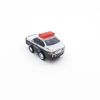 愛知警察署愛知地区防犯協会連合会様_PPクラフト プルバックカー(パトカー)-うしろ-写真