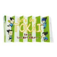 知多メディアスネットワーク株式会社様-ハリセン横断幕「Let's Go! TOKAI」-写真