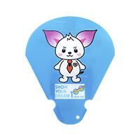 昇陽中学校・昇陽高等学校様_クラッカーうちわ「SHOW YOUR DREAM きらりあ」-写真