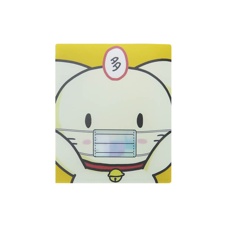 多治見市役所 環境文化部様_抗菌マスクケース(ミニダブルポケットタイプ)「たじみ子ども会議」-裏面-写真