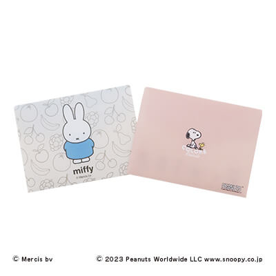 横井定株式会社様_オリジナル抗菌マスクケース2柄「ミッフィー」「スヌーピー」