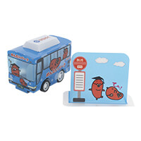 株式会社かねふくめんたいパーク様_プルバックカー-バス停ポップ付き-写真