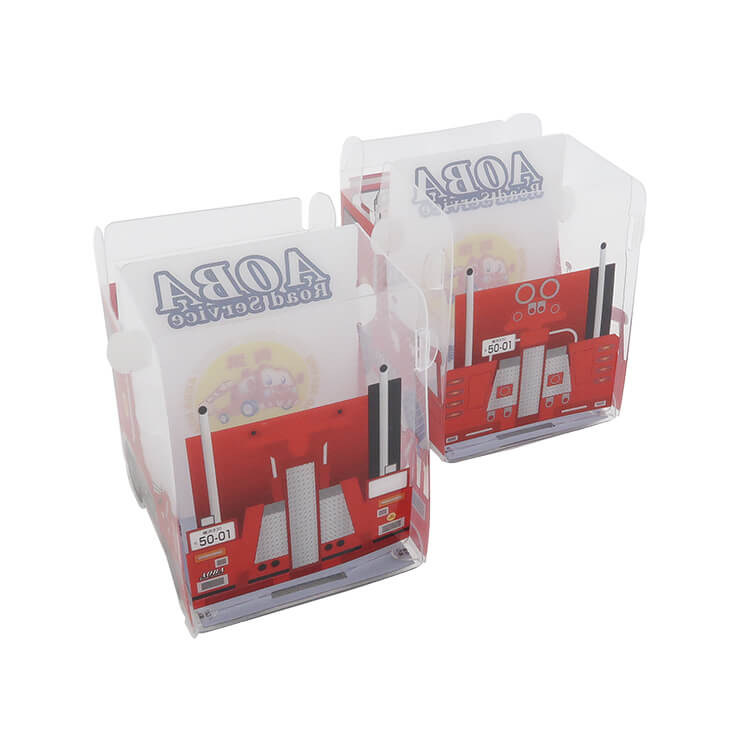 青葉ロードサービス様_組み立てスマホ・ペンスタンド(乗り物タイプ)2柄「20号車・21号車」-うしろ-写真