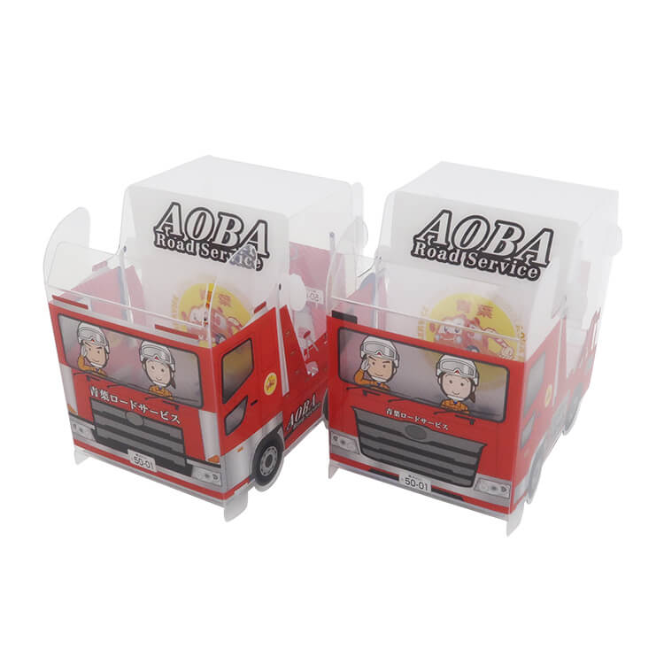 青葉ロードサービス様_組み立てスマホ・ペンスタンド(乗り物タイプ)2柄「20号車・21号車」-写真