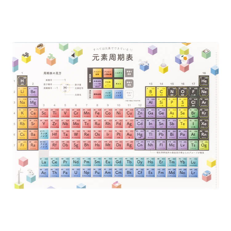 化学　クリアファイル　日本化学会原子量専門委員会 化学 クリアファイル 日本化学会原子量専門委員会 化学クリア