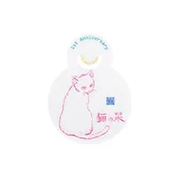 オンラインショップ猫の栞(猫絵本の専門書店)様_しおりうちわ(丸型)「1st Anniversary」