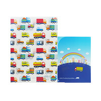 一般社団法人 愛知県トラック協会様_親子ファイル「物流が日本を支える。」-開き-写真