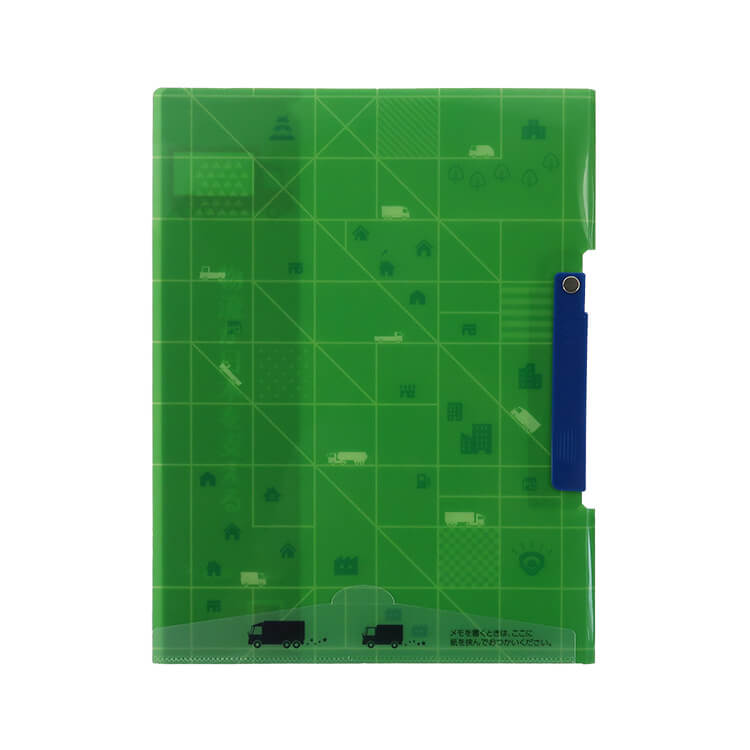 一般社団法人 愛知県トラック協会様_クリップボードファイル「Aichi Trucking Assciation」-裏面-写真