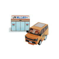 JR東日本レンタリース株式会社様_PPクラフト プルバックカー(ワゴン)-表面-写真