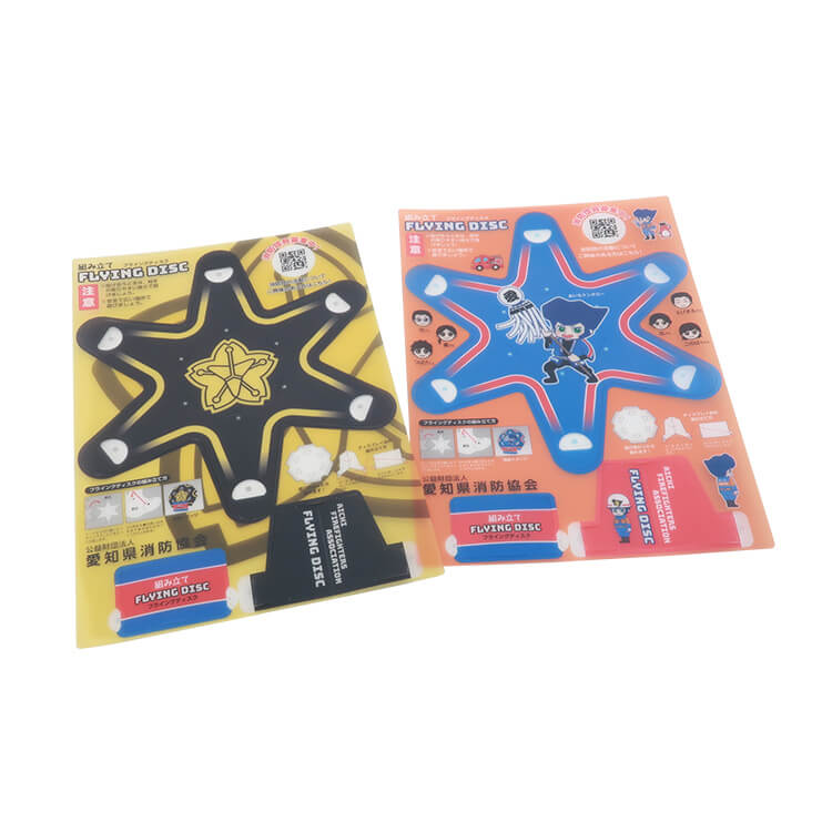 組み立てフライングディスク-シート-写真