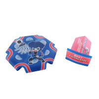 (公財)愛知県消防協会様_組み立てフライングディスク2柄-愛知ケンタローデザイン-写真