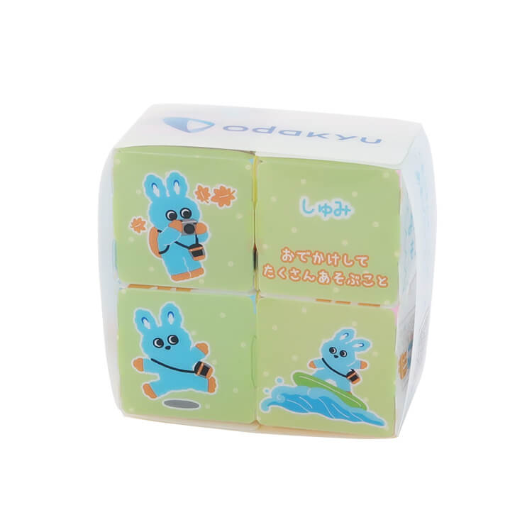 小田急電鉄株式会社様_組み立て変わり絵ボックス「おだきゅうのもころん」-しゅみ2-写真