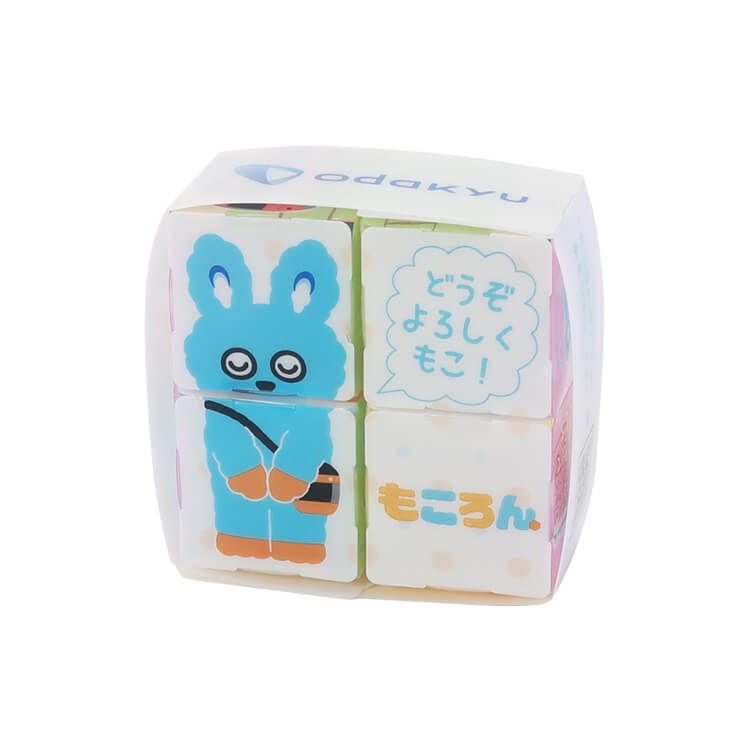 小田急電鉄株式会社様_組み立て変わり絵ボックス「おだきゅうのもころん」-どうぞよろしく-写真