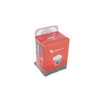 小田急電鉄株式会社様_組み立て貯金箱(カード式タイプ)「もころんのロマンスカー貯金箱」-うしろ-写真