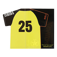 石田ジュニアバレーボールクラブ様_ユニフォームファイル(A4)「ISHIDA」-開き-写真