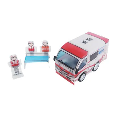 名古屋市消防局様-PPクラフト プルバックカー(救急車)「MEDIC ONE NAGOYA(メディックワン ナゴヤ)」