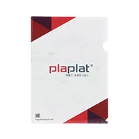 長瀬産業株式会社様_PLA(ポリ乳酸)クリアファイル「plaplat」-表-写真