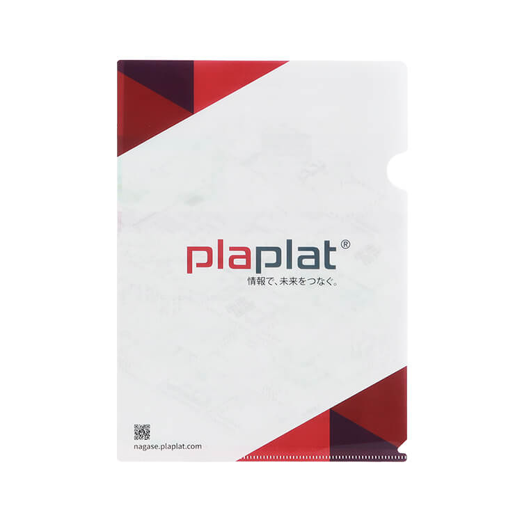株式会社化学工業日報社様-PLA(ポリ乳酸)クリアファイル「plaplat」