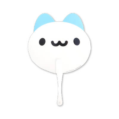 株式会社フアモサライフ様-フェイスうちわ「BRAVES×BUGCAT CAPOO」