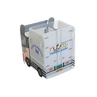 伊勢湾陸運株式会社様_組み立てスマホ・ペンスタンド(乗り物タイプ)「ISEWAN RIKUUN」-うしろ-写真