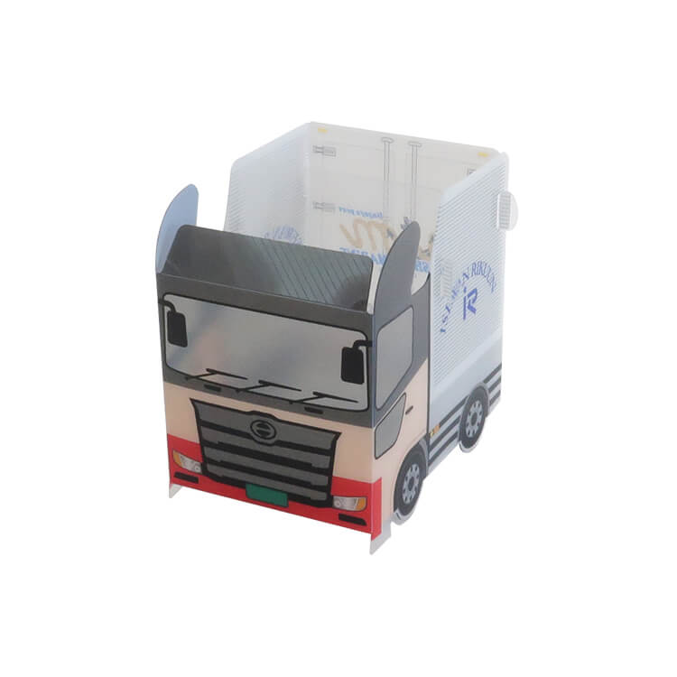 伊勢湾陸運株式会社様_組み立てスマホ・ペンスタンド(乗り物タイプ)「ISEWAN RIKUUN」-メイン-写真