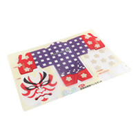 豊田市文化振興財団様_組み立て歌舞伎隈取ペンスタンド-シート-サムネイル写真