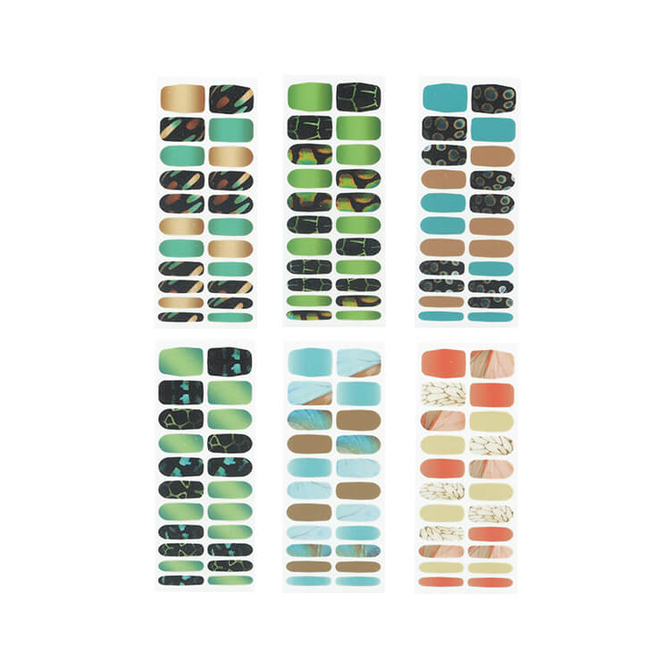 (一財)沖縄美ら島財団 沖縄県立博物館・美術館ミュージアムショップゆいむい様_ネイルシール(22枚タイプ)6柄「アートと虫の美しい世界」-ネイルシールの柄-写真