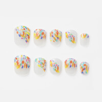 アデリア株式会社様_ネイルシール(22枚タイプ)「NEBUTA」-ネイルシール貼ったサンプル-サムネイル写真