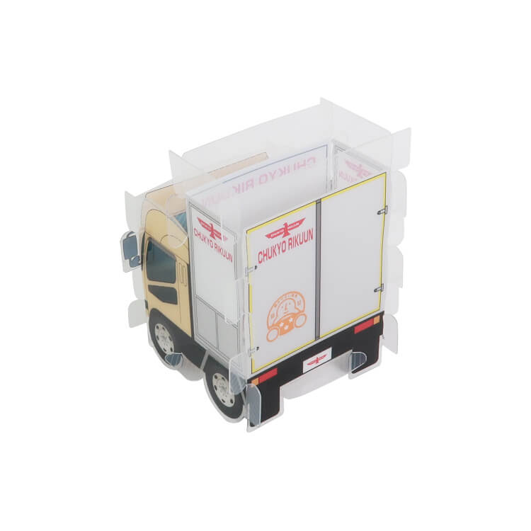 中京陸運株式会社様_組み立てペンスタンド(乗り物タイプ)「CHUKYO RIKUUN」-うしろ-写真