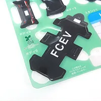 トヨタレンタリース大阪様_PPクラフト プルバックカー(セダン)4柄「FCEV」-バイオマスインク仕様でマークが記載できます-写真