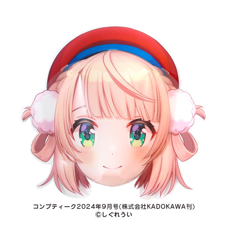 株式会社KADOKAWA様_組み立てお面「しぐれうい」-写真