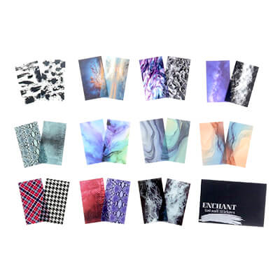 COLOR TECH株式会社様 【写真】COLOR TECH株式会社様のオリジナルネイルシール「ENCHANT」デザインです。