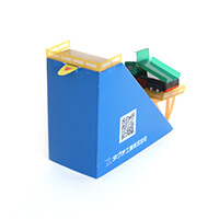 タグチ工業株式会社様_オリジナルPPクラフト「インクライン」-トラックがインクラインに乗っている様子-サムネイル写真