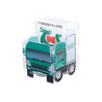 公益社団法人 長崎県トラック協会様_組み立てペンスタンド(乗り物タイプ)「GOOD TRUCK」-サムネイル写真