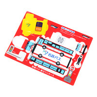 名鉄バス株式会社様_PPクラフト バス「路線バス 組立ペンケース」-シート-サムネイル写真