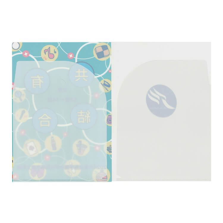 学校法人常翔学園様_ダブルポケットファイル「2024年度文化祭記念 共有結合」-裏面-写真