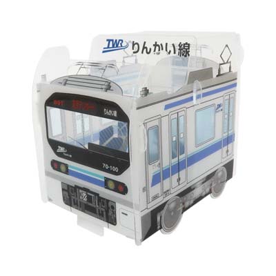 東京臨海高速鉄道様_組み立てスマホペンスタンド(乗り物タイプ)