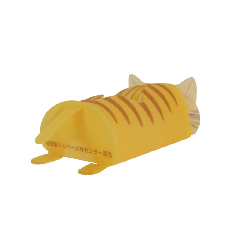 公益財団法人いきいき埼玉(埼玉県シルバー人材センター連合)様_ポケットティッシュボックス(アニマルタイプ)「埼玉県シルバー人材センター連合」-後面-写真