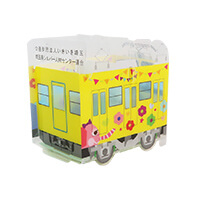 公益財団法人いきいき埼玉（埼玉県シルバー人材センター連合）様_組み立てスマホ・ペンスタンド(乗り物タイプ)「いきいき埼玉」-後面-サムネイル写真