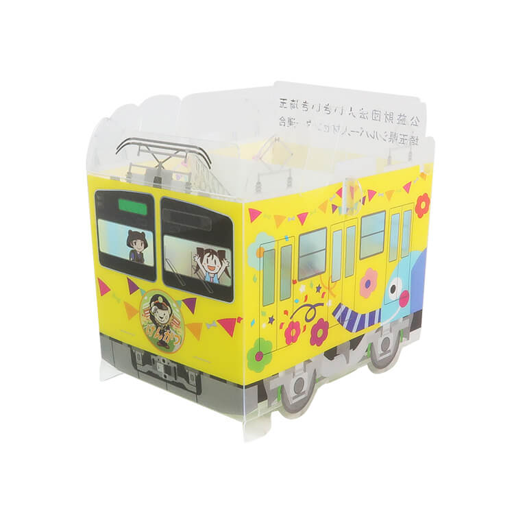 公益財団法人いきいき埼玉（埼玉県シルバー人材センター連合）様_組み立てスマホ・ペンスタンド(乗り物タイプ)「いきいき埼玉」-写真