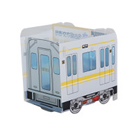 名古屋市交通局様_組み立てスマホ・ペンスタンド(乗り物タイプ)「地下鉄・市バス」2柄-地下鉄-うしろ-サムネイル写真