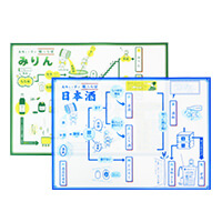 特定非営利活動法人 半田市観光協会様_ランチョンマット2柄「日本酒・みりん」-メイン-サムネイル写真