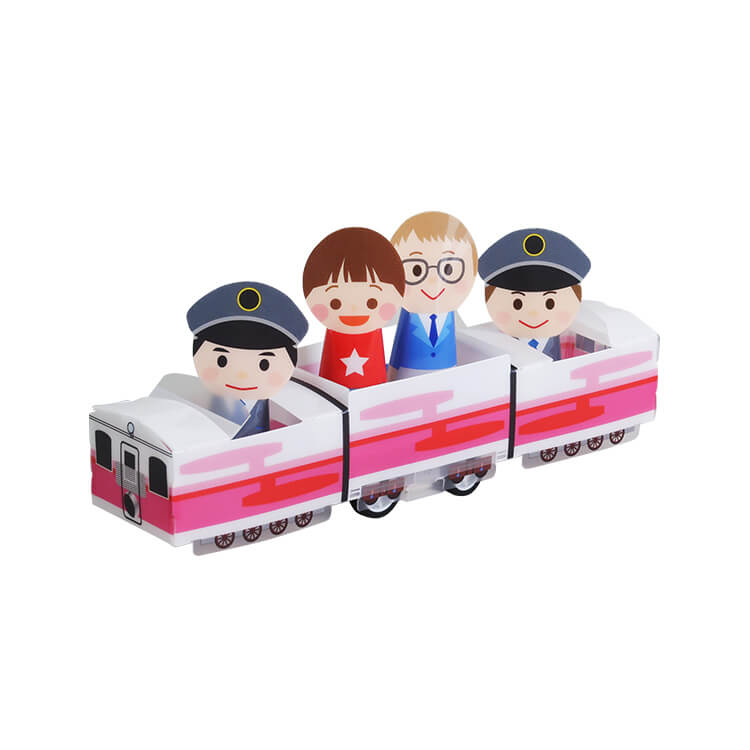 高千穂あまてらす鉄道株式会社様_PPクラフト プルバックカー(オリジナル)「グランドスーパーカート」―正面-写真